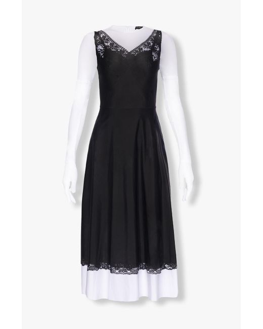 Balenciaga Dress With Trompe L'oeil Effect in Black | Lyst UK