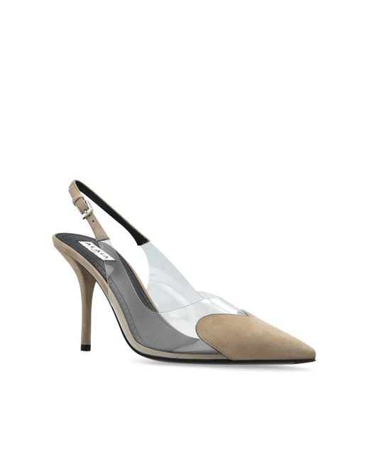 Alaïa Natural Heeled Shoes 'Le Coeur'