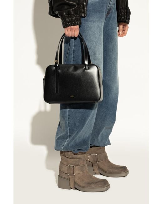 A.P.C. Blue Handbag 'Virginie'