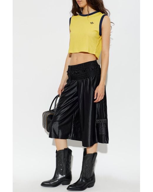 Adidas Originals Yellow Top With "Z" Logo