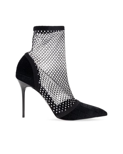 Balmain Black Heeled Shoes