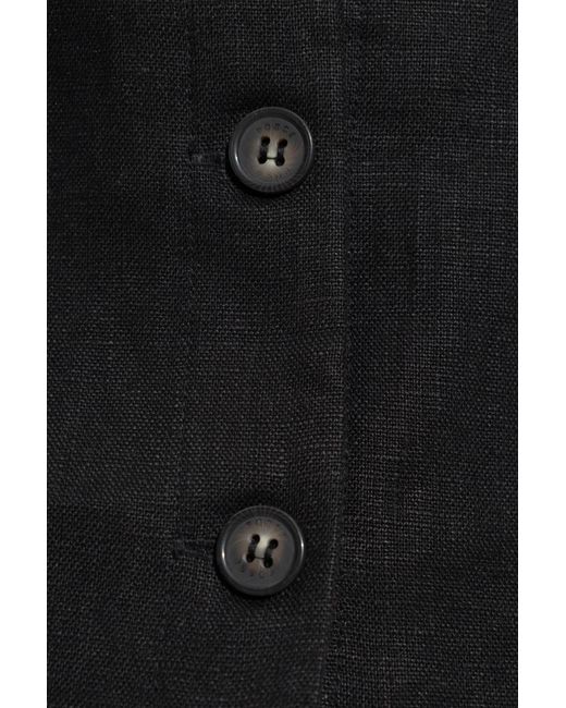 Posse Black Linen Jacket "Emma"