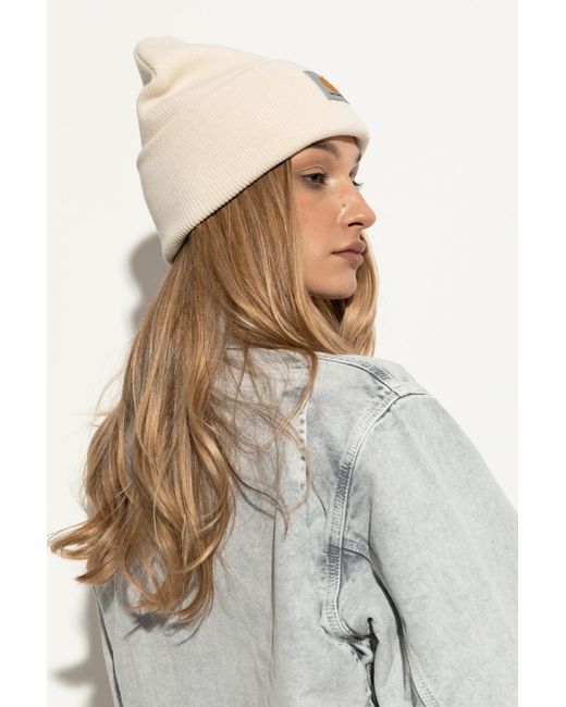 Carhartt White Cap With Logo Patch