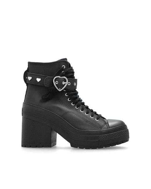 Converse Blue Heeled Ankle Boots A10634C