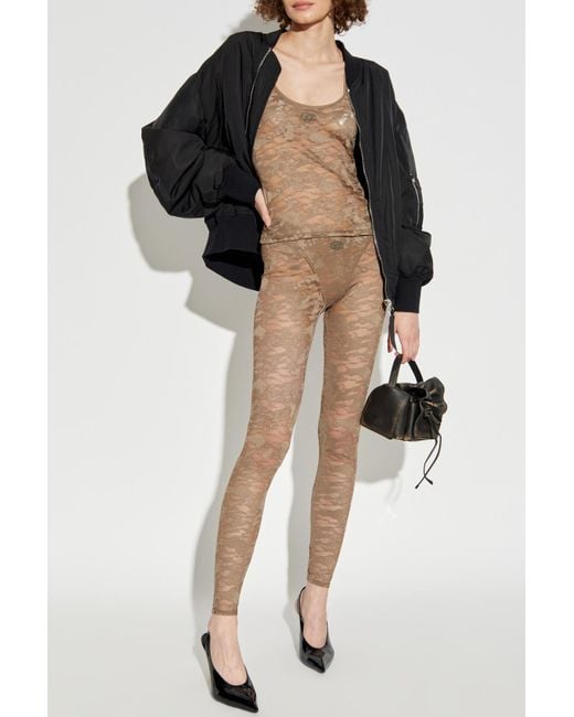 DIESEL Natural Lace Leggings Claire