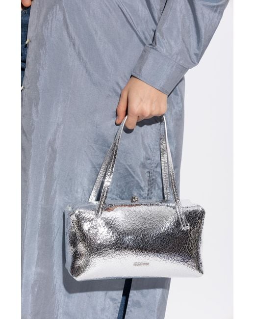 Jil Sander White Shoulder Bag