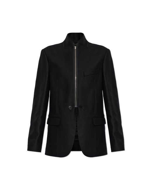 MM6 by Maison Margiela Black Blazer-Style Jacket