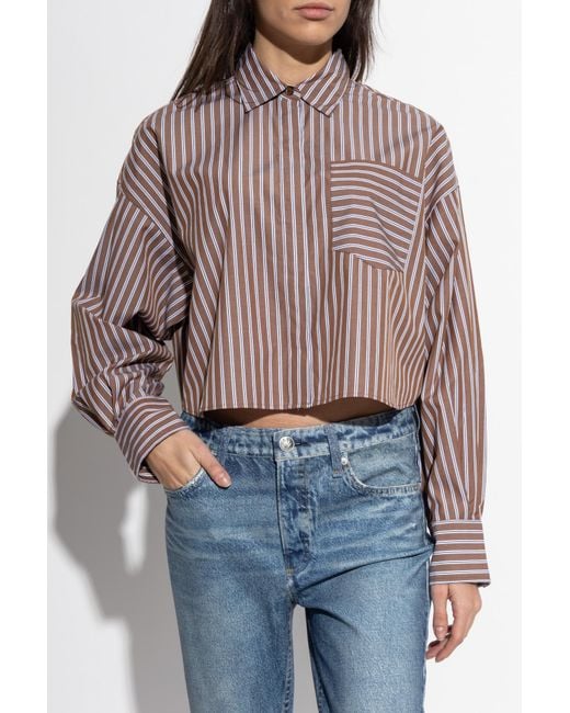 Rag & Bone Blue Oversize Top