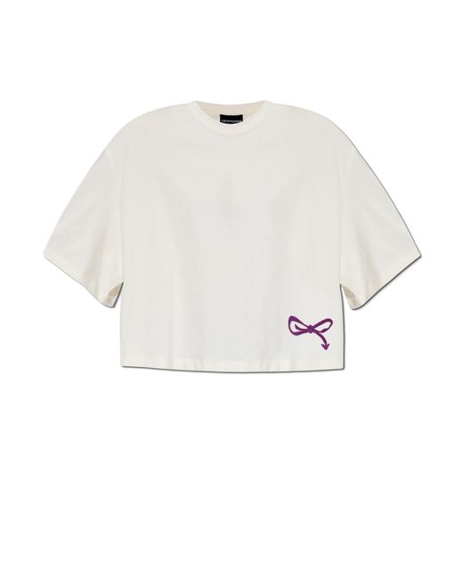 Emporio Armani White Oversize T-Shirt