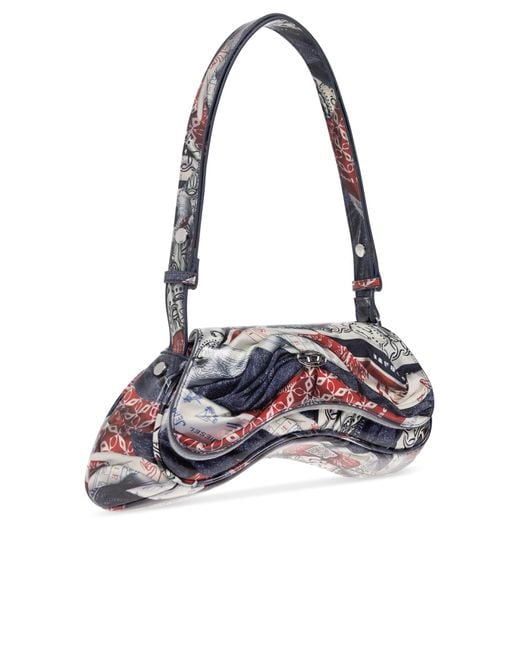 DIESEL White Play Crossbody Shoulder Bag