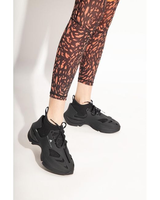 Adidas By Stella McCartney Black 'Sportswear Run' Sneakers