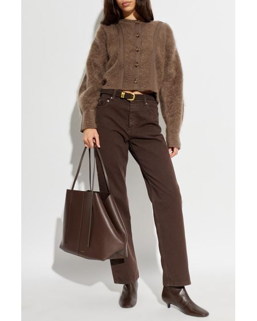 By Malene Birger Brown Cardigan 'Pernille'