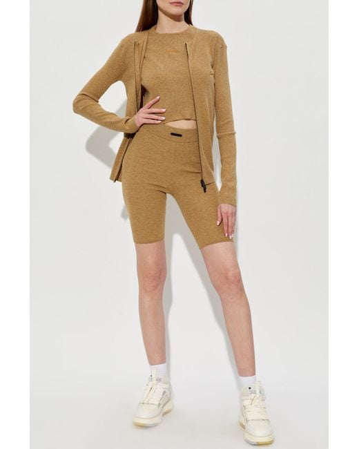 Fear Of God Natural Cardigan With Zip Fastening