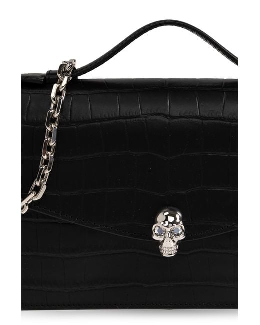McQueen Black Bag "Skull"