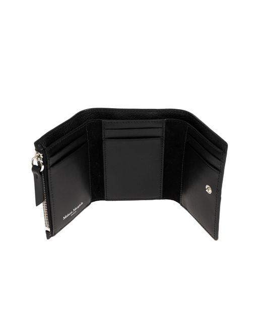 Maison Margiela Black Leather Wallet