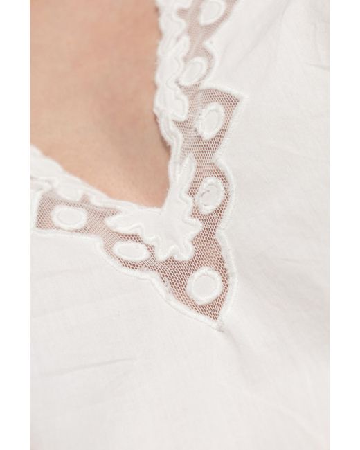 Ulla Johnson White Dress "camila",
