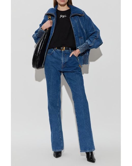 Balmain Blue Denim Jacket