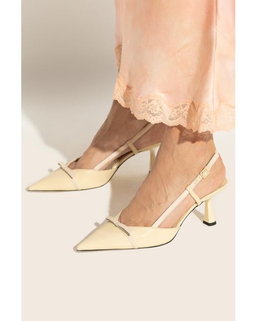 Jimmy Choo Natural Heeled Shoes "Camila"