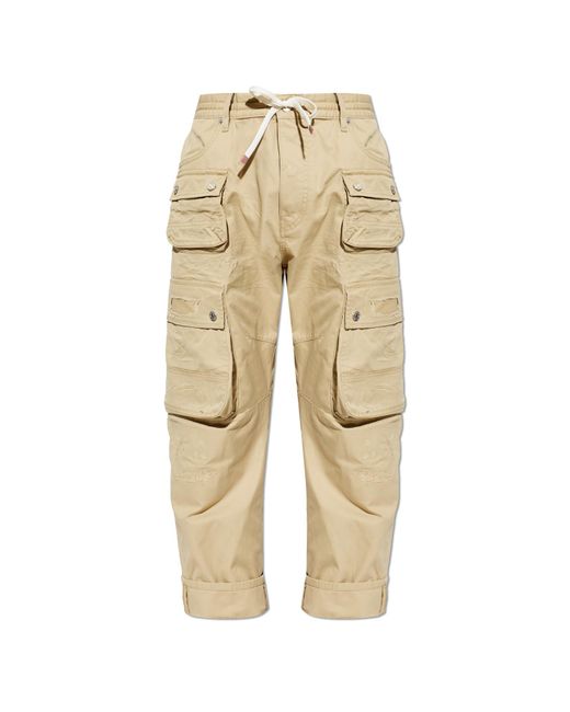 DSquared² Natural Cargo Trousers for men