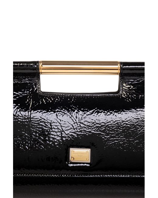Dolce & Gabbana Black Handbag 'Sicily Large'