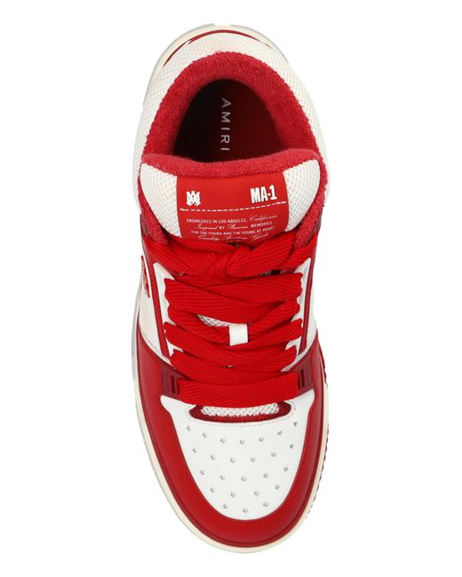 Amiri Red Sports Shoes `ma-1`, for men