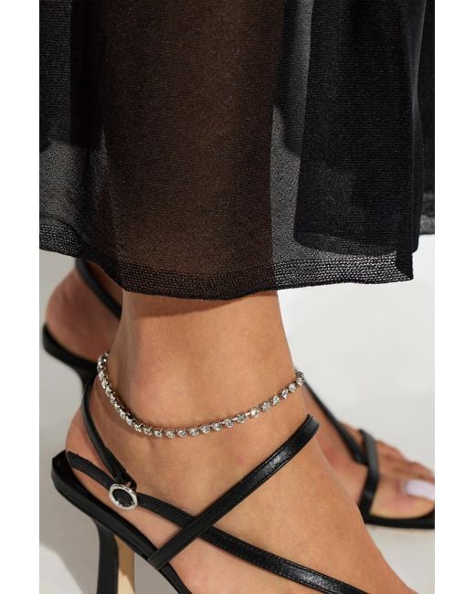 Jimmy Choo Metallic Anklet