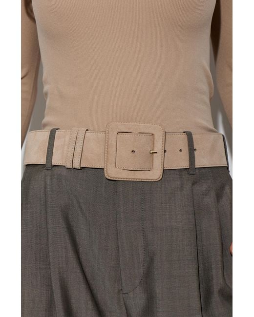 Fabiana Filippi Natural Suede Belt