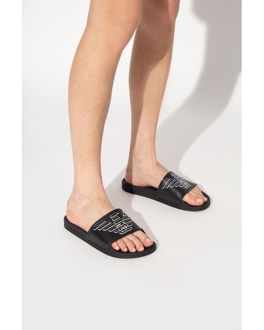 emporio armani slides
