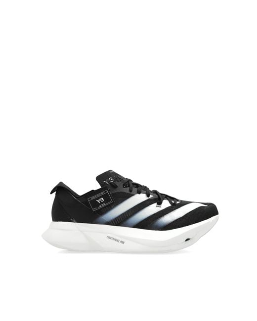 Y-3 Black 'adios Pro 3.0' Running Shoes,