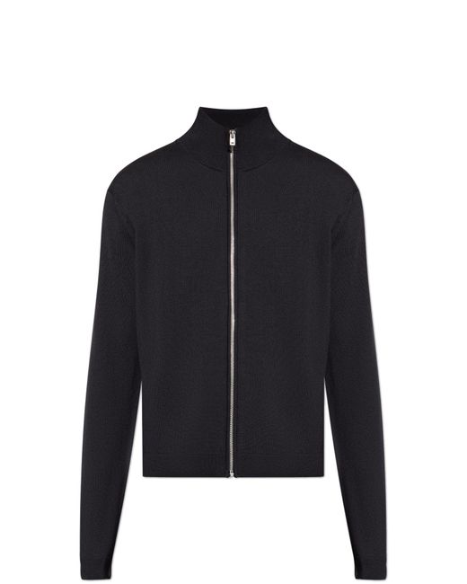 Acne Blue Wool Cardigan for men