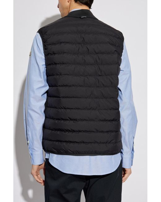 Moncler Black Jacket Sarrans for men