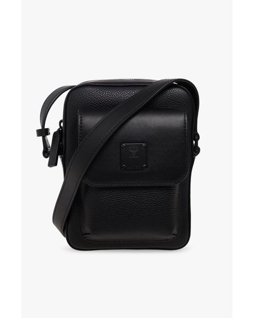 MCM Black 'klassik Mini' Shoulder Bag for men