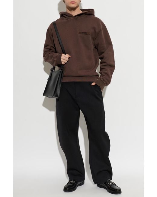 Jacquemus Brown Hoodie for men