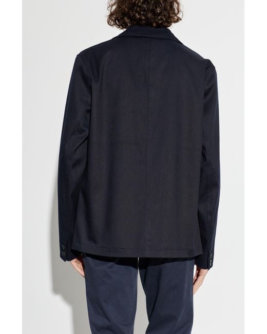 Paul Smith Blue Blazer With Open Lapels for men