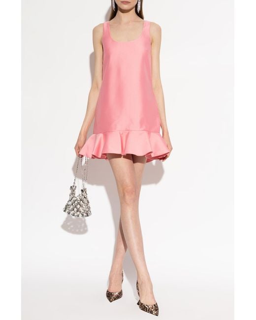 Self-Portrait Pink Short Strappy Dress