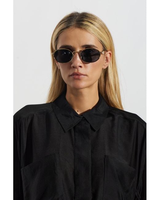 Prada Metallic Sunglasses '65Zs'