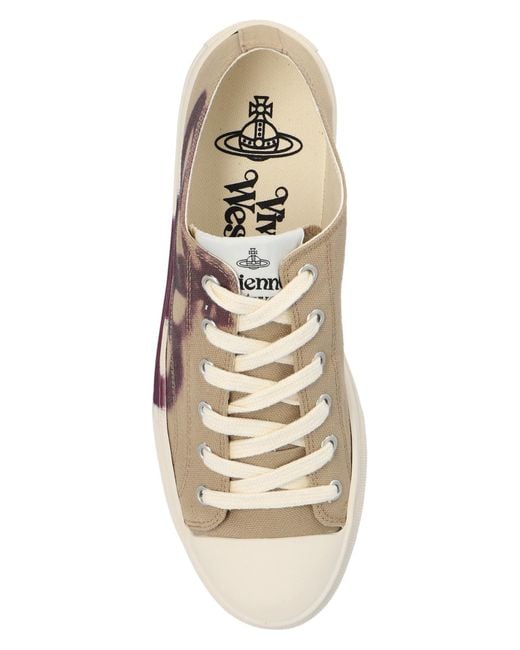 Vivienne Westwood Brown Sneakers With Logo,