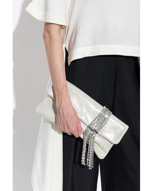 Jimmy Choo Metallic 'Zandra' Clutch