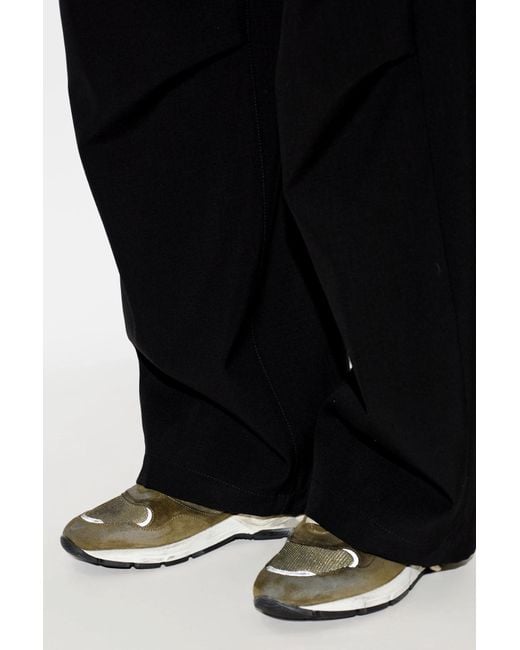 Golden Goose Deluxe Brand Green 'Running Dad New' Sports Shoes for men