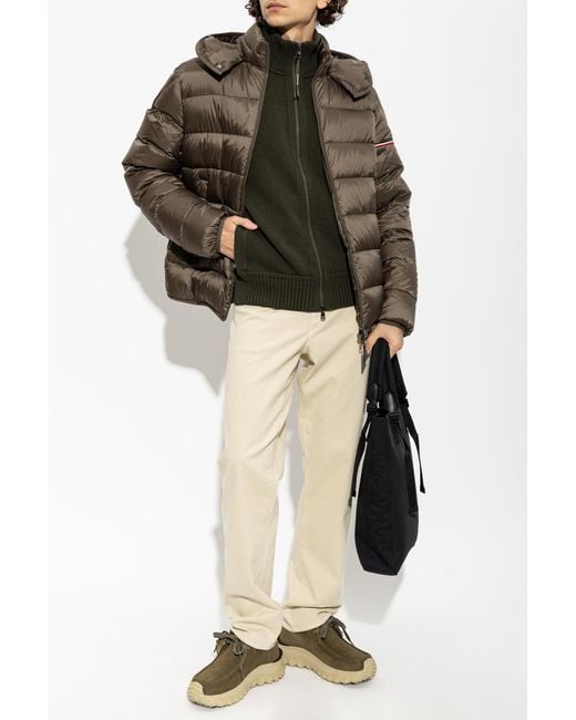 Moncler Brown Puffer Jacket 'Ravenlock' for men