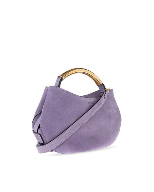Moschino Purple Handbag,