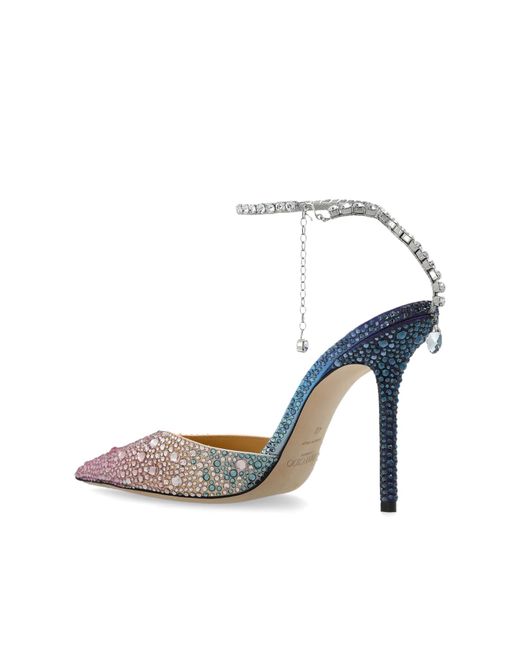 Jimmy Choo White Heeled Shoes Saeda