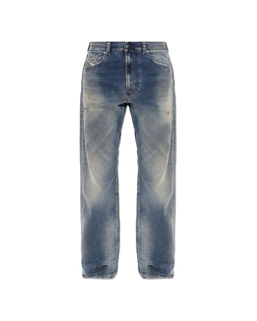 DIESEL Blue '2080 D-Reel-Bw Jogg' Trousers for men