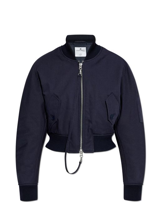 Courreges Blue Bomber Jacket