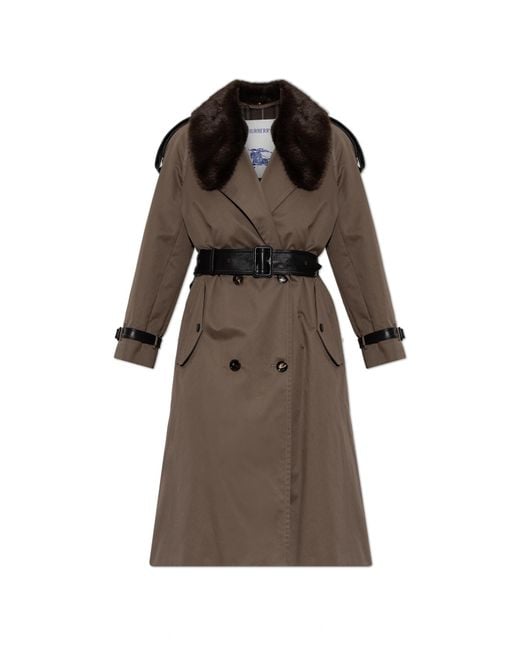 Burberry Brown Trench Coat "Roseville"