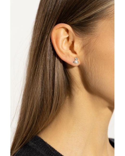 Vivienne Westwood Metallic 'Balbina' Earrings