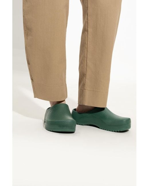 Birkenstock super birki Slides in Green Lyst