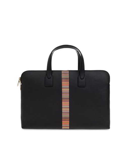 Paul Smith Black Handheld Document Bag for men