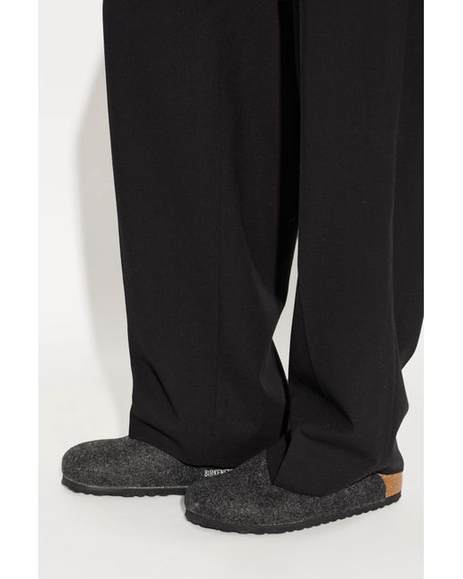 Birkenstock Black Amsterdam Bs Slides