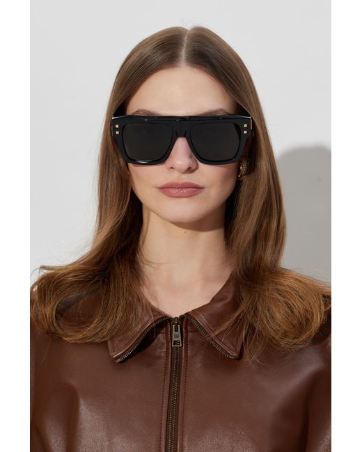 Balmain Black 'B-Scene' Sunglasses
